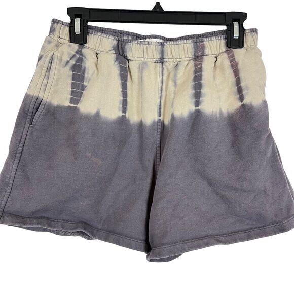 Madwell Tie-Dye (Re)sourced Sweat Shorts Pull On Gray NB322 Elastic Waist sz S - Picture 1 of 16